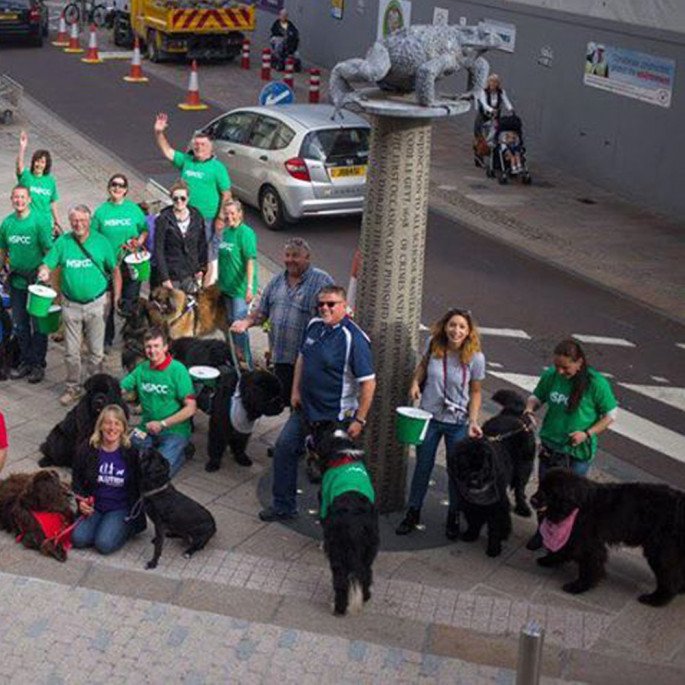 Jersey Big Dog Club fundraising for the NSPCC - group 2