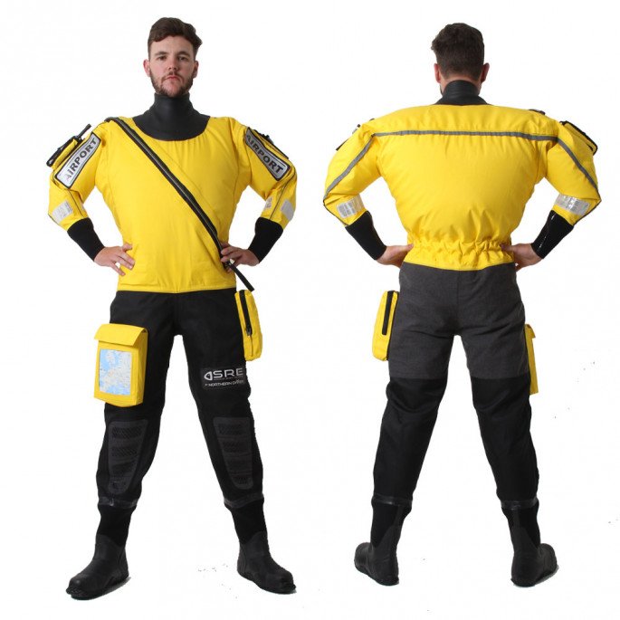 Isle of Man Rescue & Responder Suit - front & back view