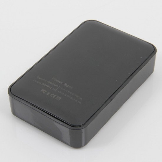 3.7V Portable Power Bank Charger: back view