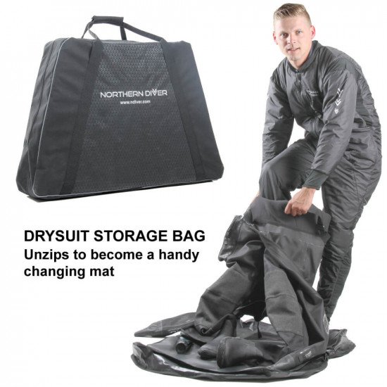 Divemaster Commercial drysuit storage bag - unzips to become a handy changing mat