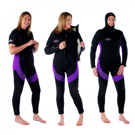 Omega-Ladies-Wetsuit-purple-semi-dry