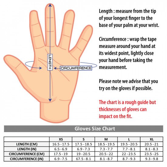 Nrs Glove Sizing Chart