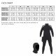7mm sport wetsuit size chart