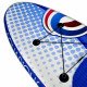 Aquarious iSUP board - White & Blue, close up of the top of the board and the cargo area