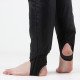 Comfortable flexible foot stirrups built into the undersuit