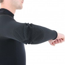 Strong elbow pads for additional protection and abrasion resistance in that high wear area