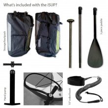 Aquarious iSUP board - included accessories