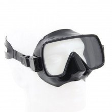 Vintage style underwater mask with frameless design