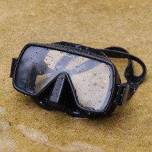 Classic black large lend dive mask