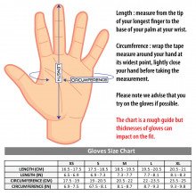Glove Size Chart