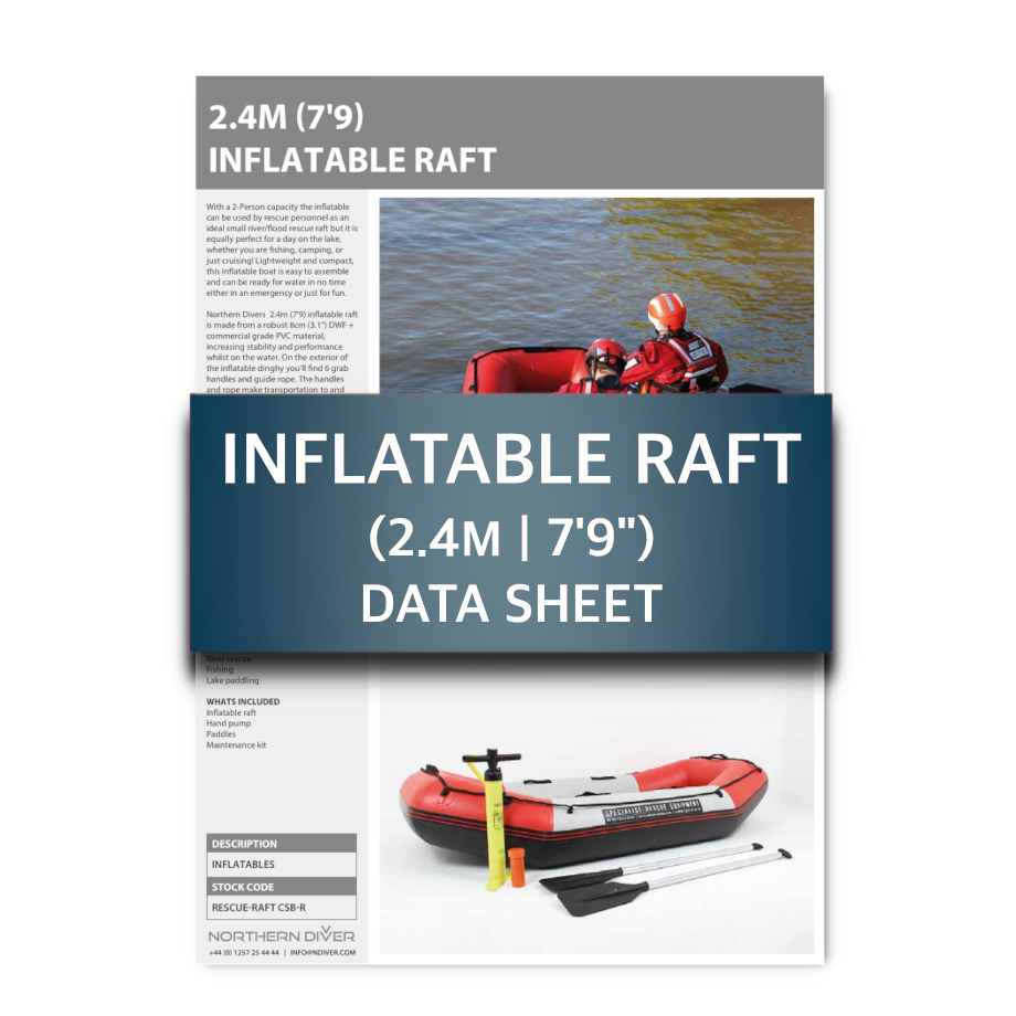 2.4m Inflatable Raft Data Sheet
