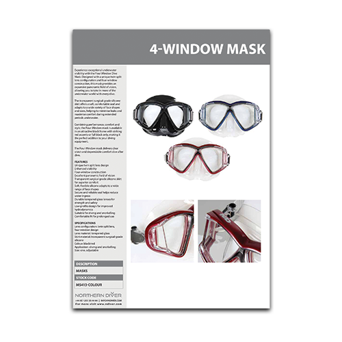 4 Window Mask Datasheet