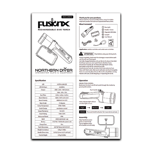 Fusion x user manual