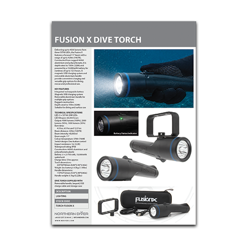 Fusion X Torch Datasheet