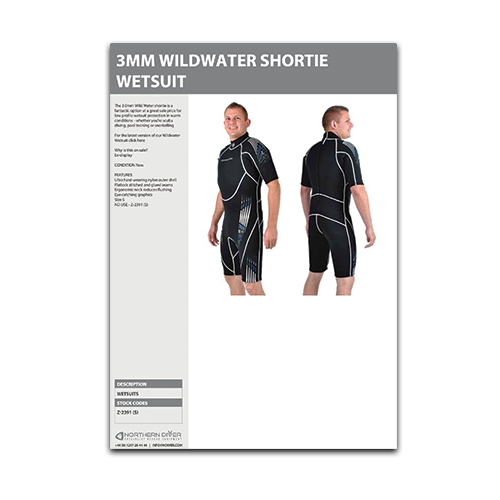 Old Style Wildwater Shorties Datasheet