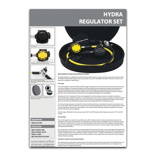 Hydra Regulator Datasheet