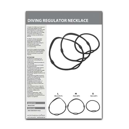 Diving Regulator Necklace Datasheet