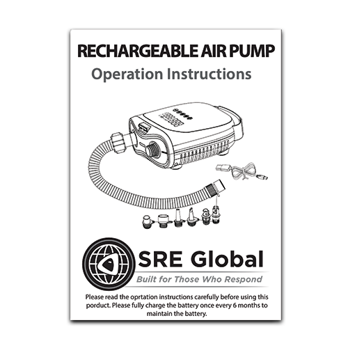Rechargeable Air Pump Datasheet