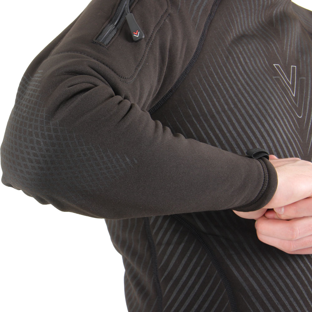 Extra protective fabric around the elbow