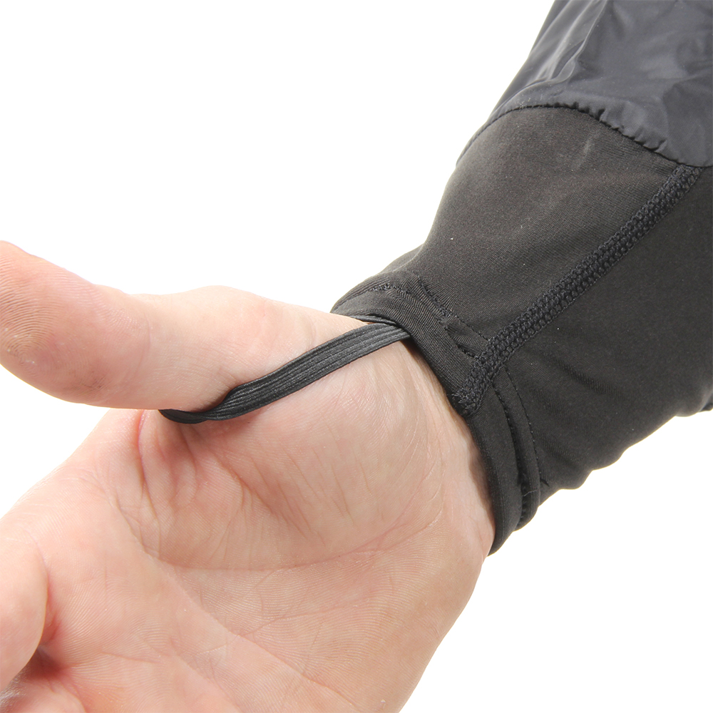 loop around hand so the sleeves stay secure under other layers