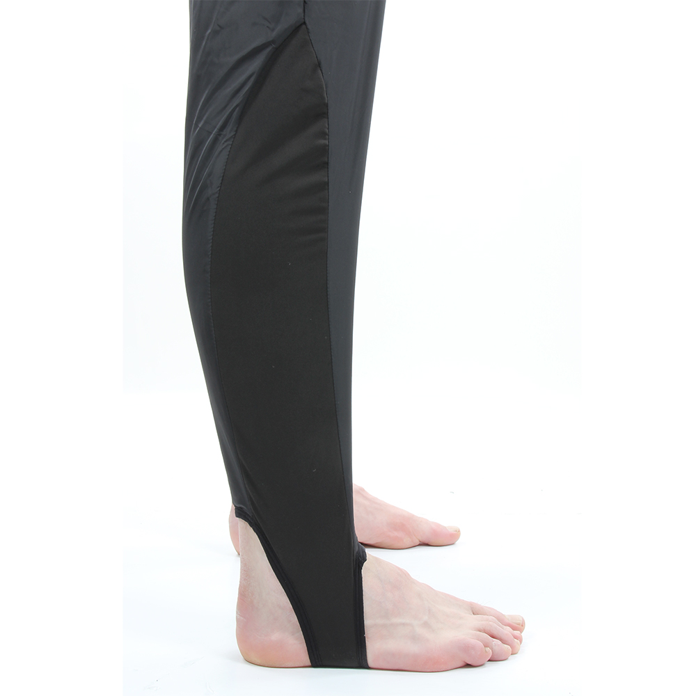 Stirrups around the feet for comfort and security under other layers