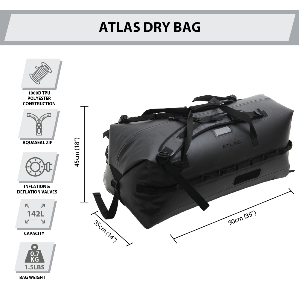 Atlas 142L Dry Bag | Dimensions & Features