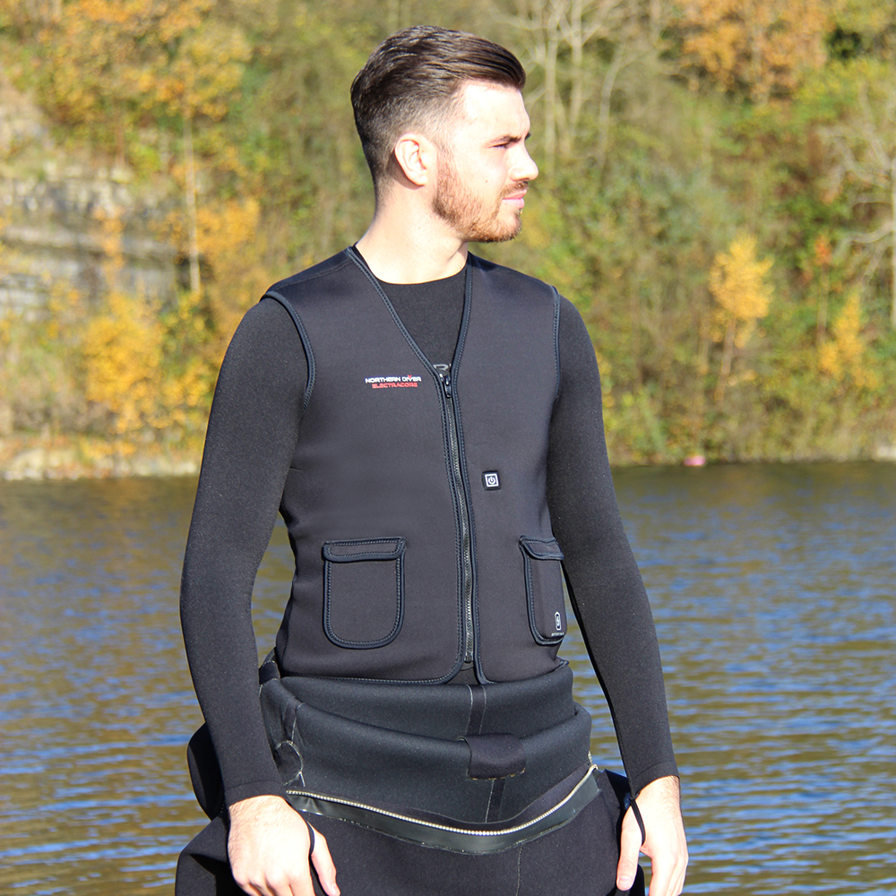 model wearing the vest