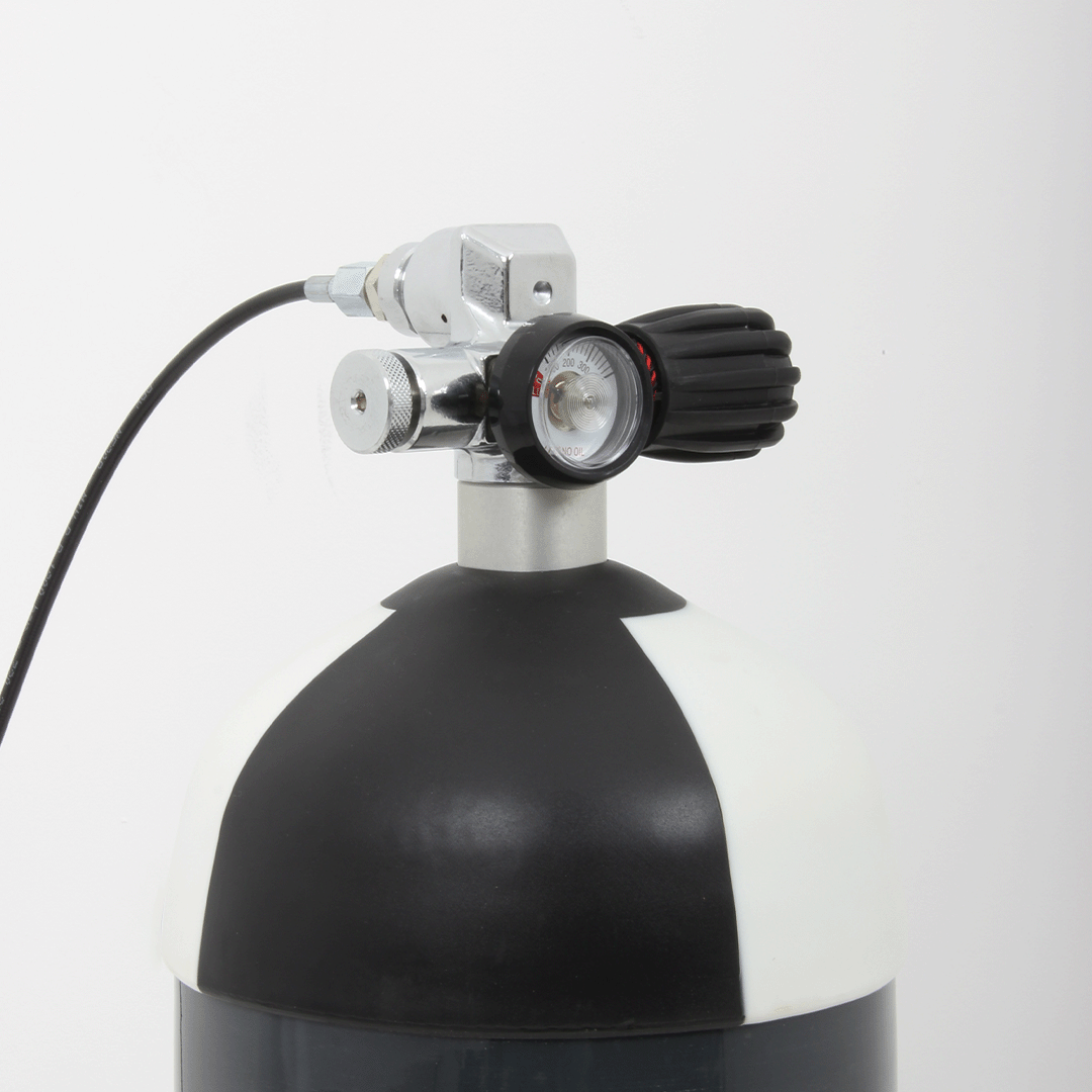 9 Ltr 300 Bar Fibre Wrapped Gun Cylinder 