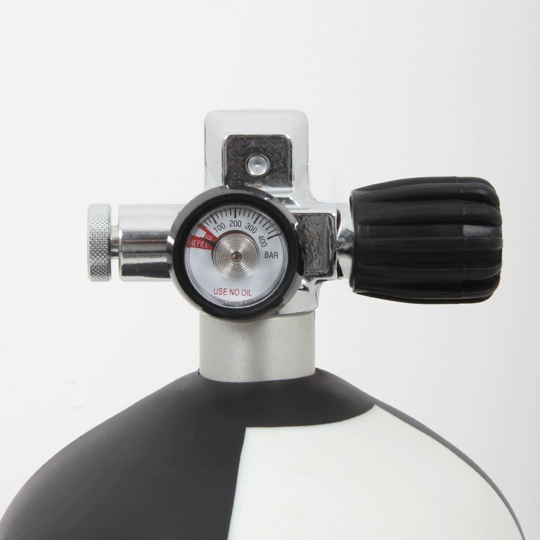 9 Ltr 300 Bar Fibre Wrapped Gun Cylinder 