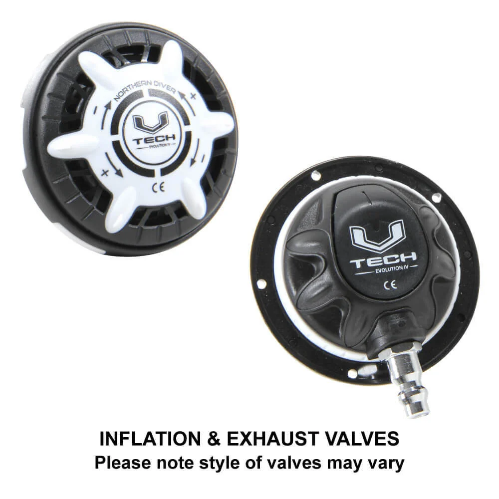 Included Inflation & Exhaust Valves