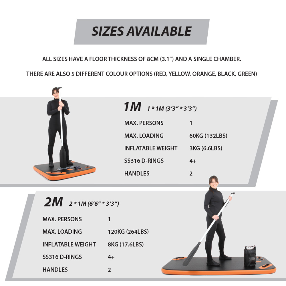 FloatDeck | 1 & 2m size n spec