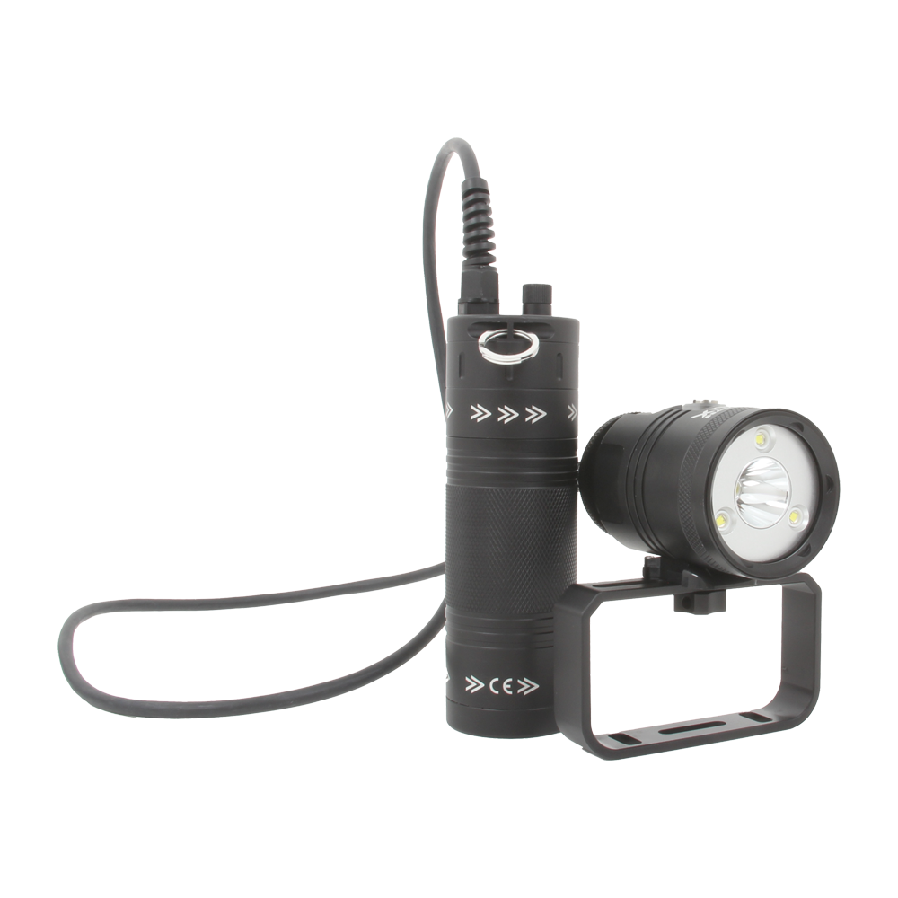 Varilux Abyss light attached onto handle