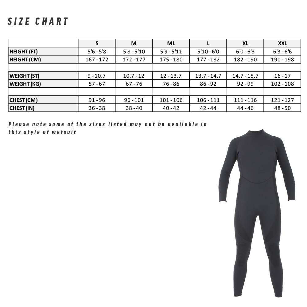 Conservative Black Military Wetsuit | Diving & Snorkelling Wetsuits