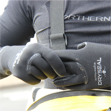 Gloves for underwater use, water sports and outdoor activities - supplied by Northern Diver