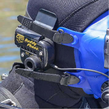 Underwater communication equipment supplied by Northern Diver 