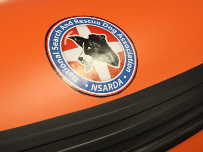 National Search and rescue Dog Association custom branding